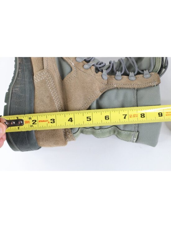 Vintage USGI Military Mens 8.5 Goretex Waterproof Leather Combat Boots Green USA main image 4